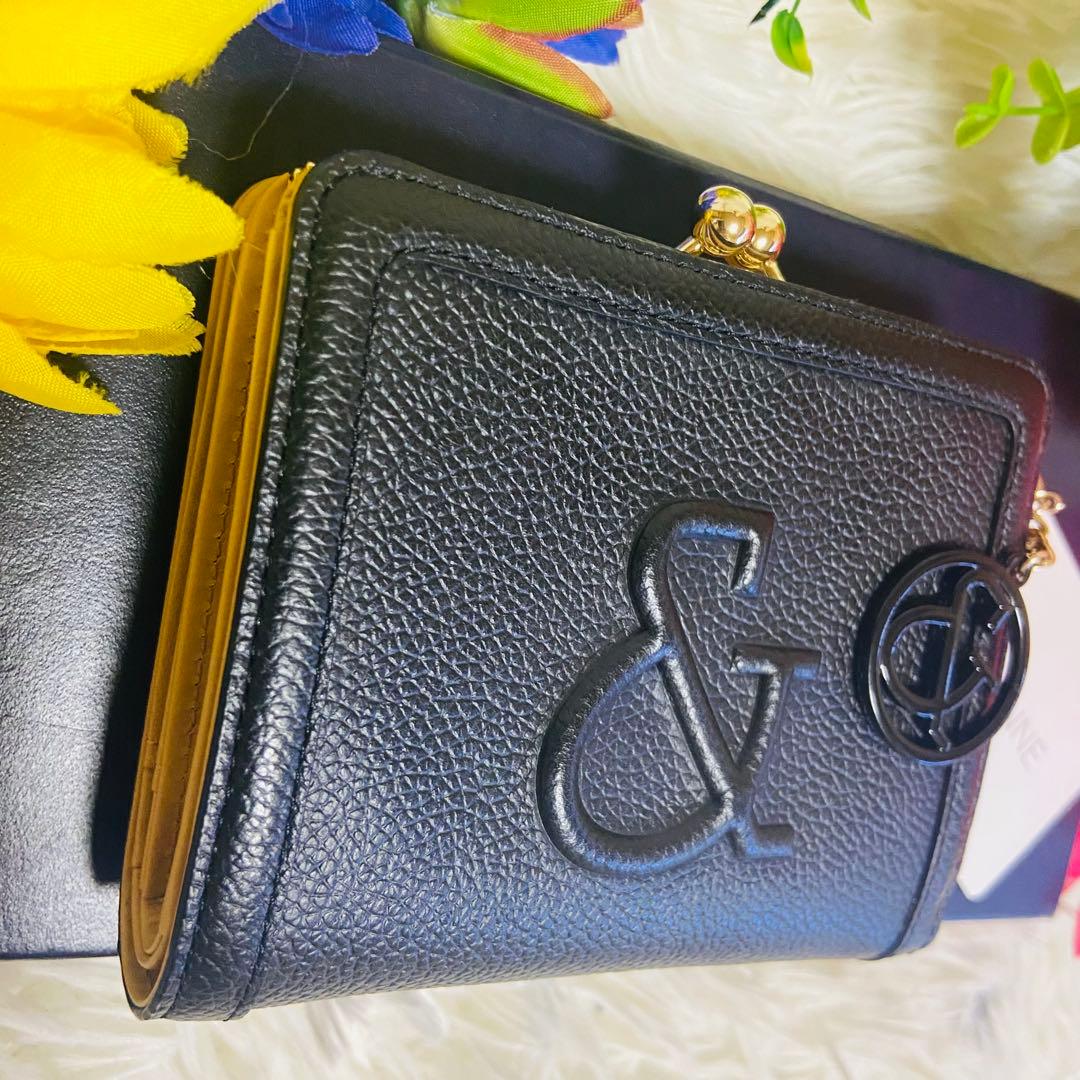 未使用✨本革✨PINKY&DIANNE✨ピンダイ✨がま口✨二つ折り財布✨完売品