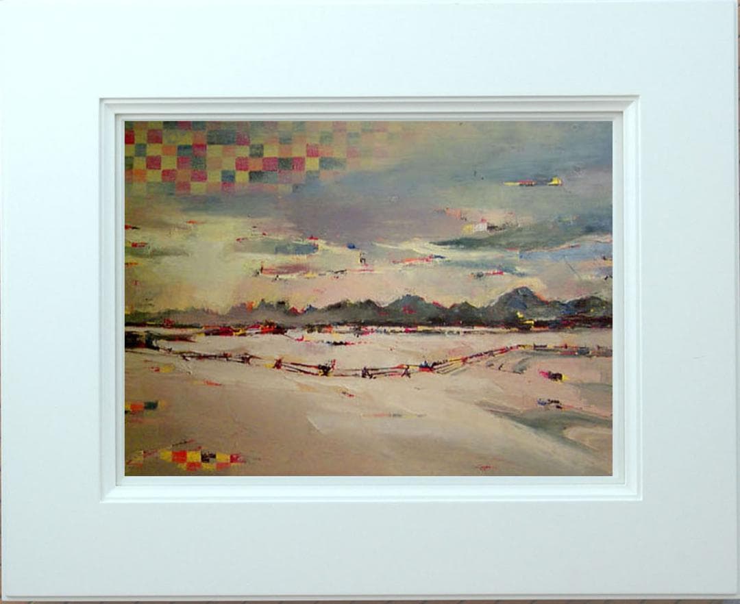 油絵 菅家令子 絵 絵画 インテリア uF6-060204 風景 雪景色