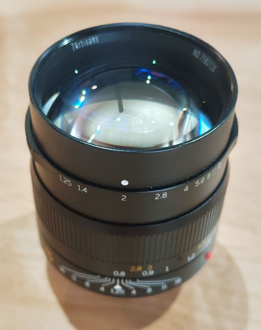 7Artisans 75mm F1.25 ライカMマウント