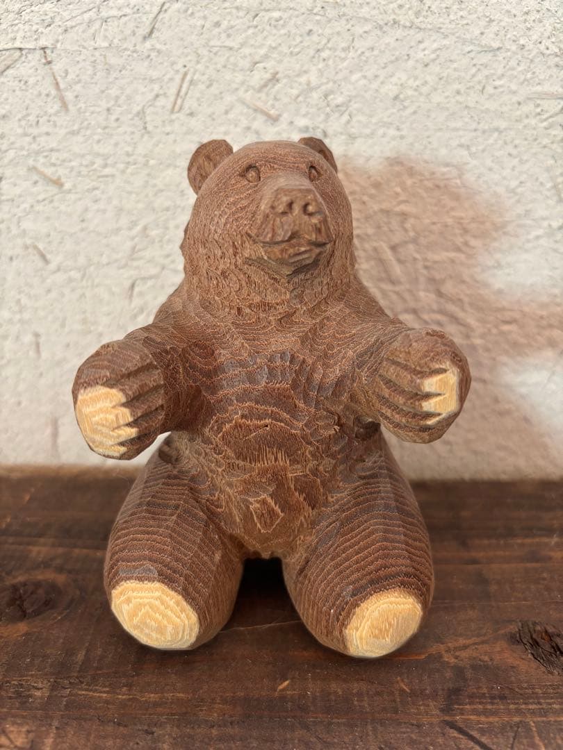 伊藤幹男　木彫りの熊