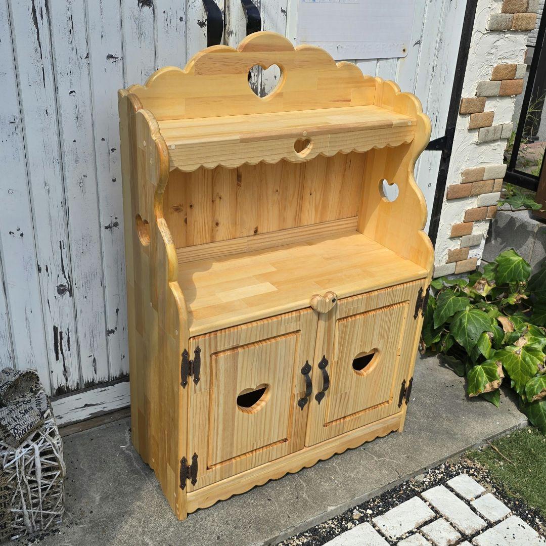 《ねこ》【カントリー家具】カップボード