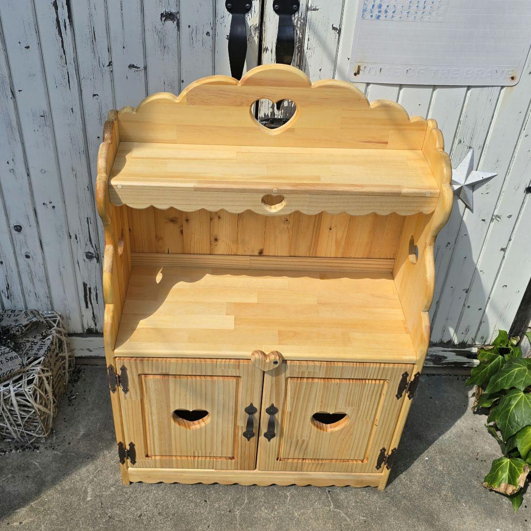 《ねこ》【カントリー家具】カップボード