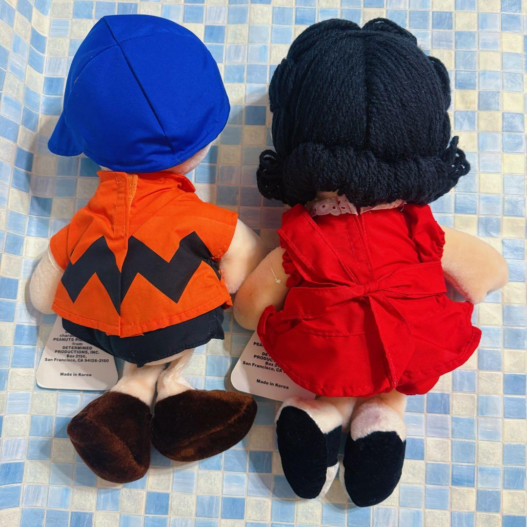 ピーナッツ　スヌーピー snoopy チャーリー　ルーシー　ぬいぐるみ2点セット