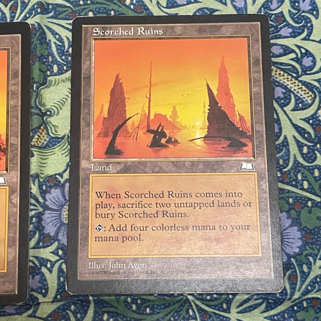 焦土 日3枚 英1枚 計4枚セット