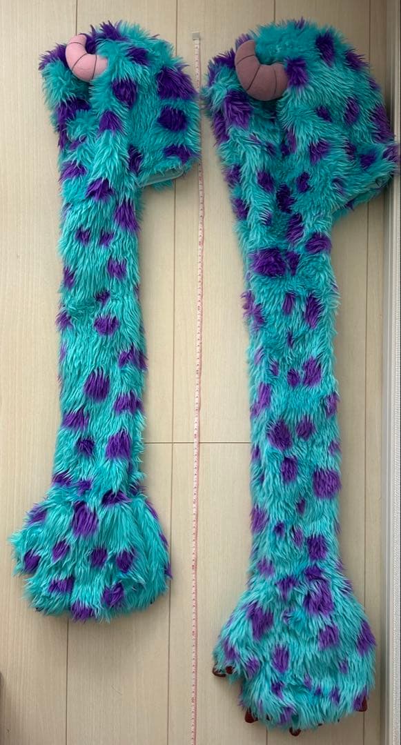 ディズニー サリー　マフラーファンキャップ　親子セット