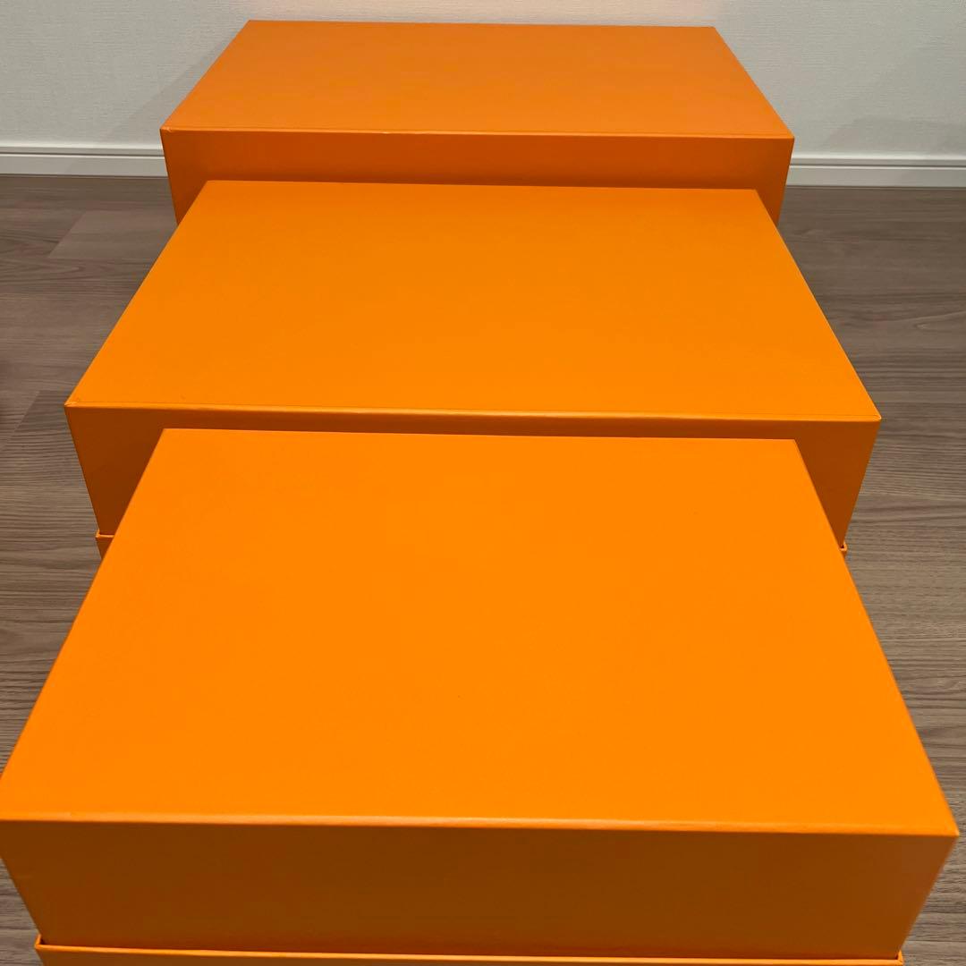 HERMES エルメス 箱(大きめサイズ) 3点セット　リボン付き