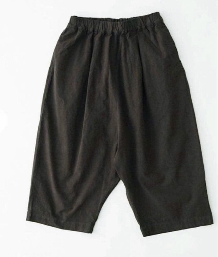 【美品】nest Robe コットンヘンプサルエルパンツ インクブラック F