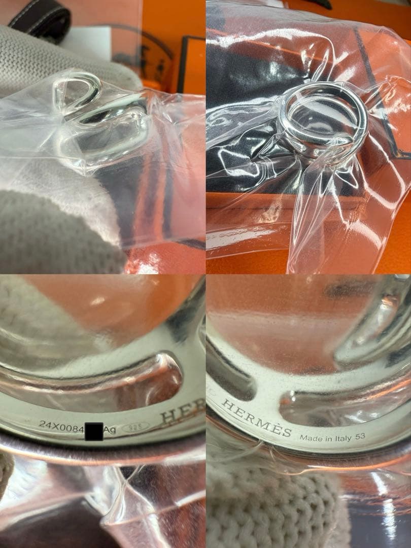 HERMES エルメス シェーヌダンクルツイスト　パンクリング 53