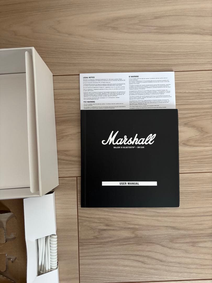 Marshall Major III Bluetooth ホワイト