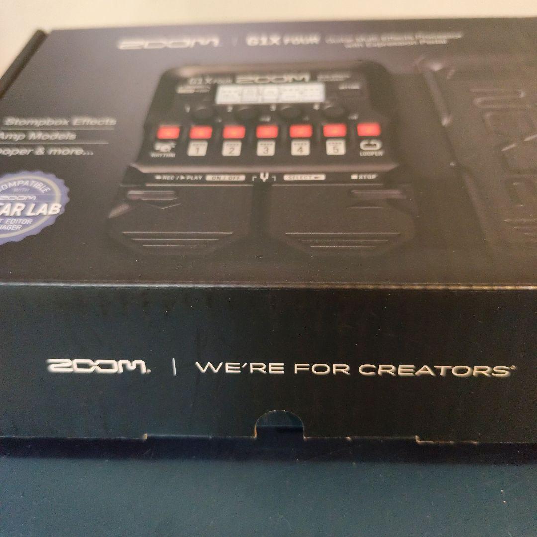 ZOOM ズーム G1X FOUR ギター用マルチエフェクター ペダル付き