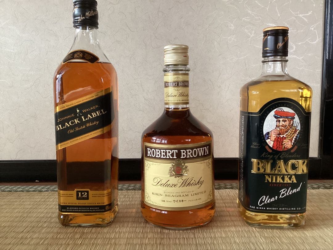 【今は手に入りません】　古酒ウイスキー　三本セット