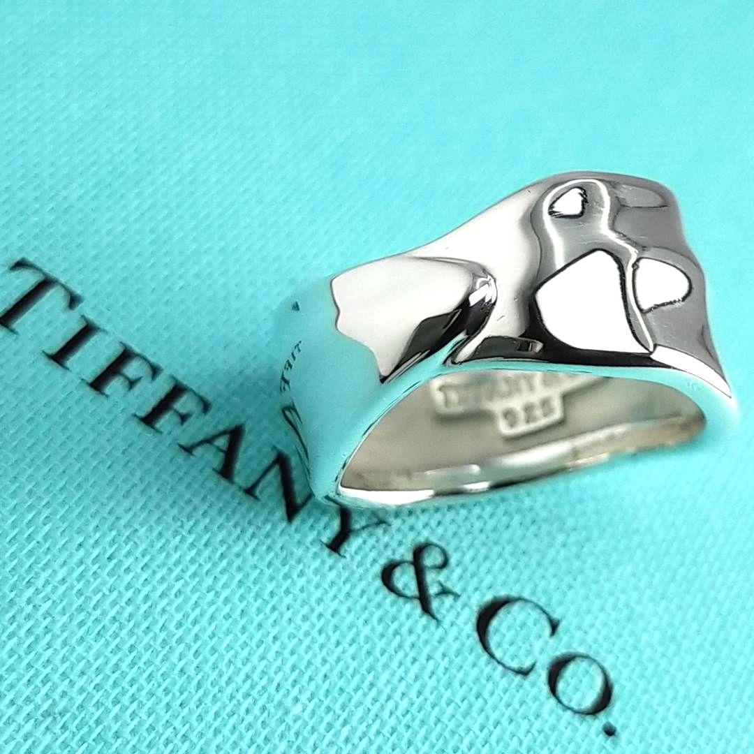 ★SALE★【ティファニー】リーフ　葉っぱ　リング　９号　2418