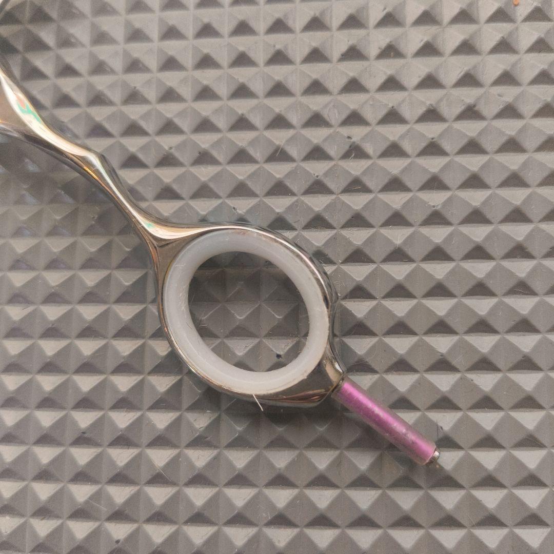 ほぼ美品 pio 犬用トリミングハサミ シルバー ニチドウ 7インチカーブ