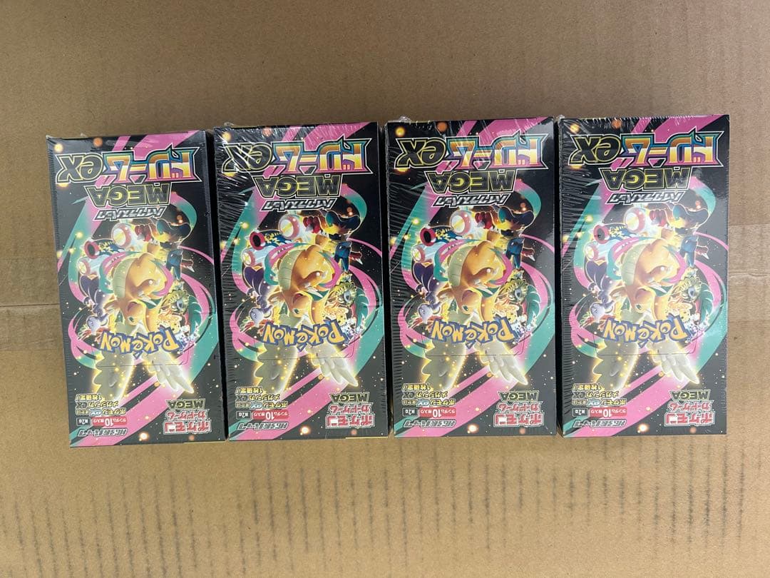 ポケモンカードゲーム　メガドリームex ４ボックスセット
