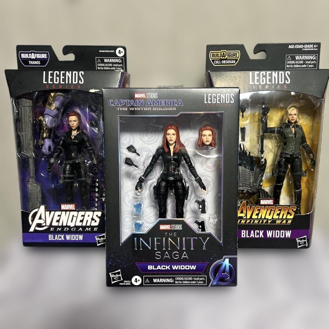 ブラック ウィドウ3個セット　マーベルレジェンド