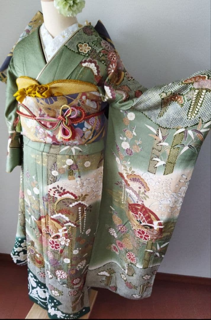 sa-kura33様　418.振袖7点セット 正絹フルセット　成人式