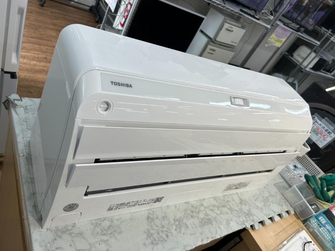 【福岡市限定】エアコン 東芝 2024年【安心の3ヶ月保証】