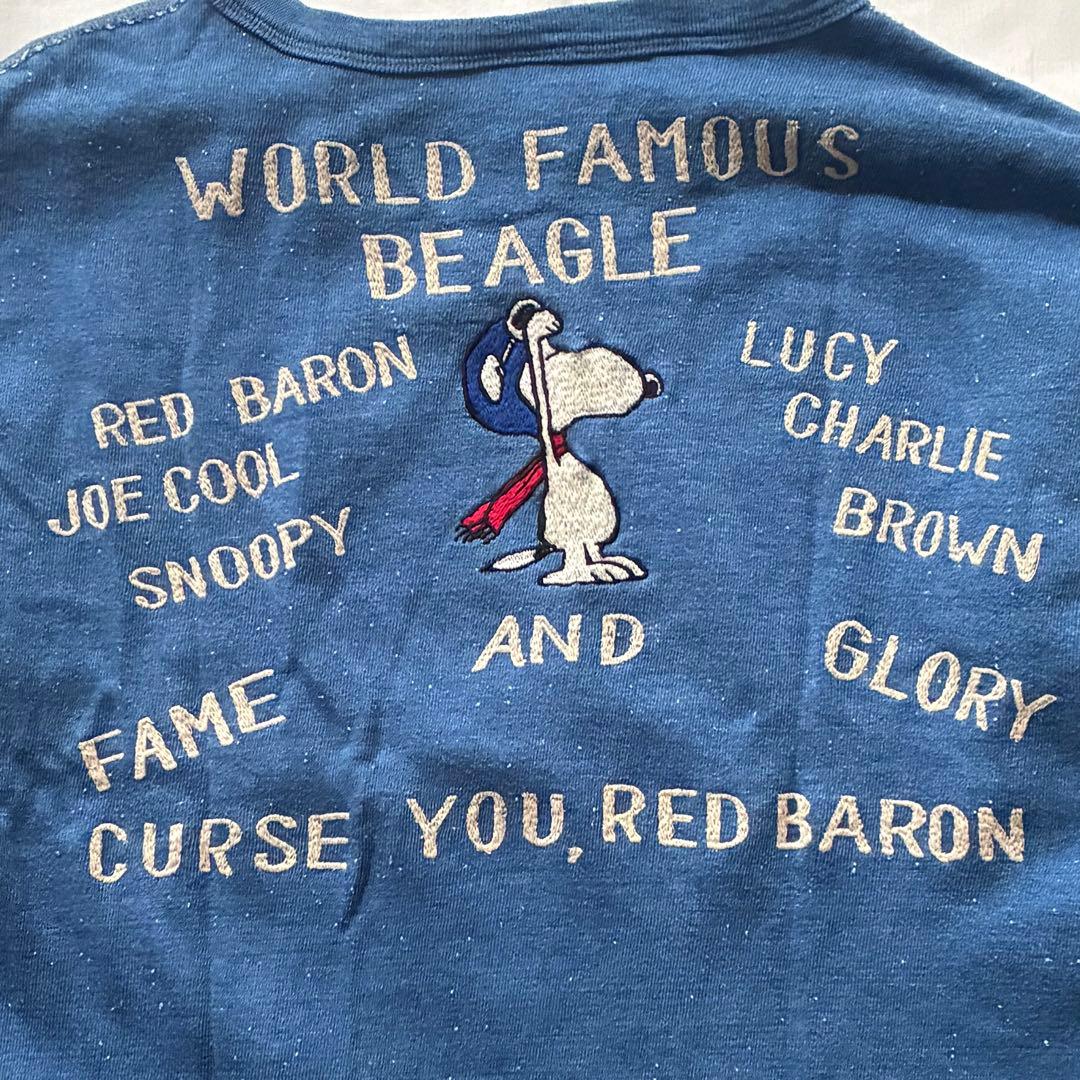 DENIM DUNGAREE 02 スヌーピー 刺繍　トレーナー　スウェット