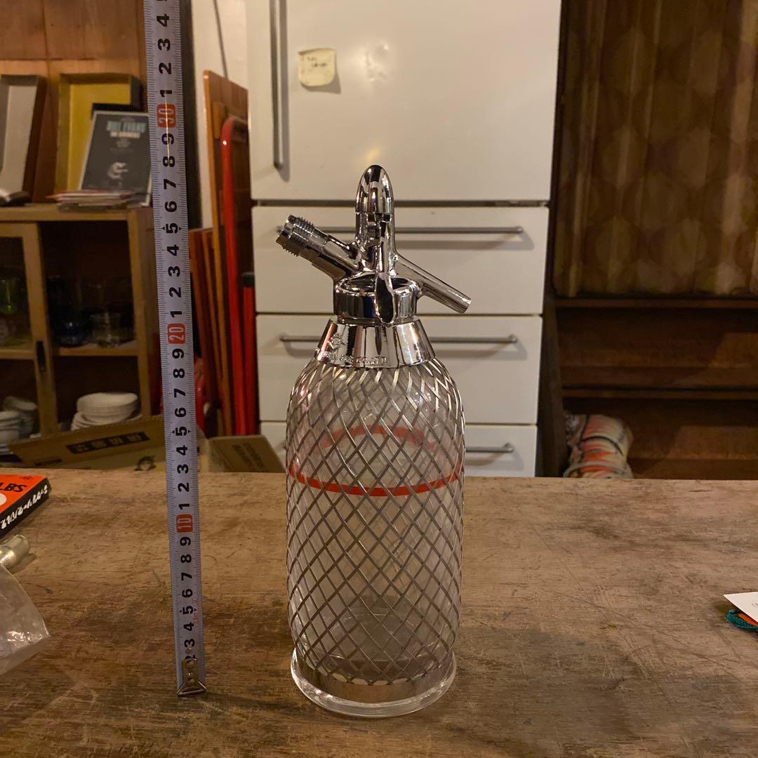 【昭和レトロ】ニッタン ソーダサイフォン 炭酸水製造器＋当時物ボンベ10本付き