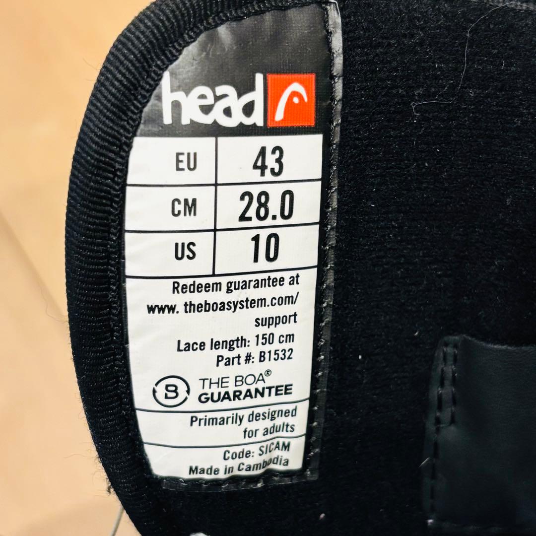 【本日最終値下げ】HEAD 28cm BOA スノーボードブーツ 美品 即日発送