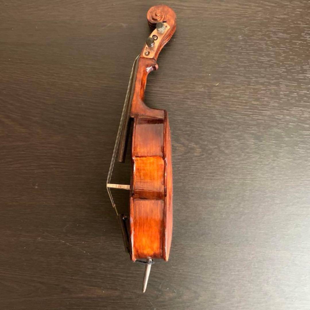 手作り小型コントラバス（約22cm）