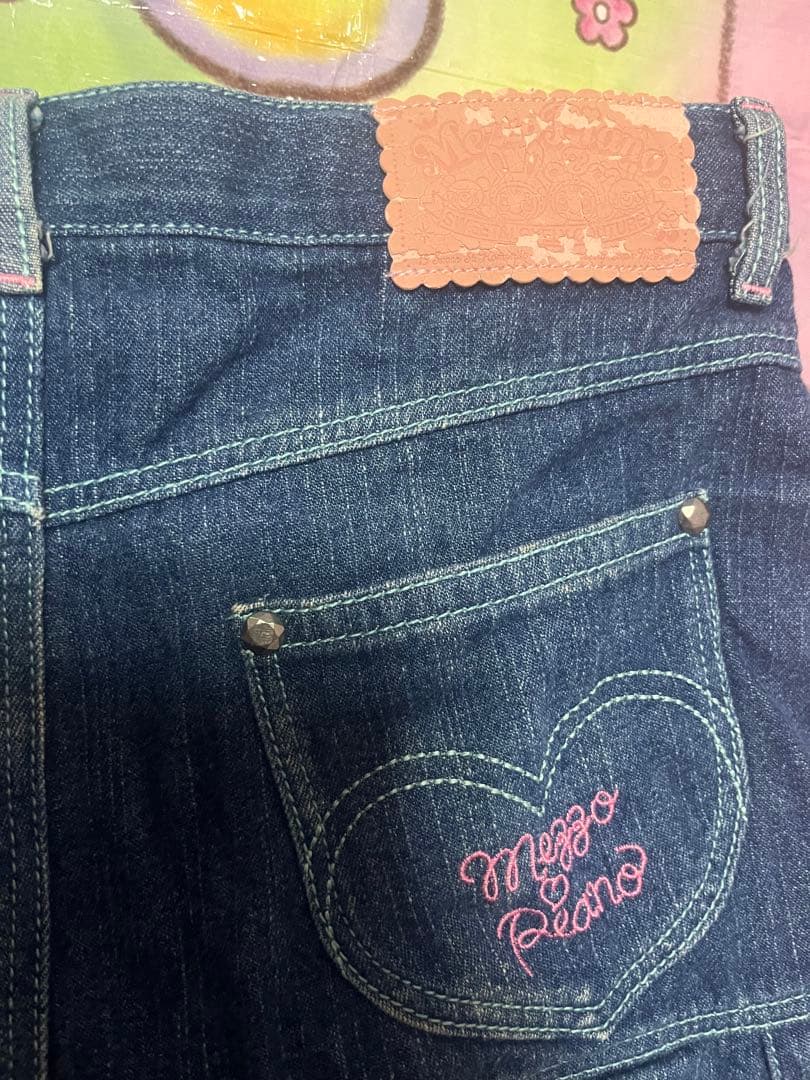 メゾピアノ LL 165 デニムスカート ベリエちゃん 希少 レア 平成レトロ