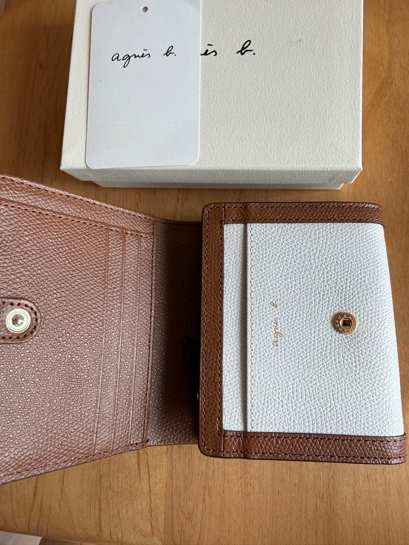 新品 未使用 agnes b. 財布 アニエスベー バイカラー