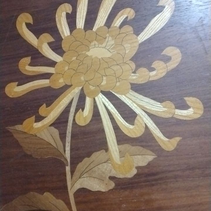 匠秀 木象嵌 箱根寄木細工風 額 インテリア