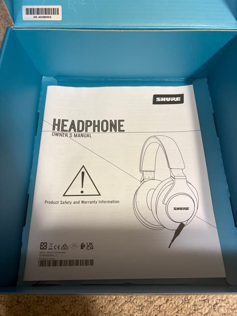 SHR440A SHURE ヘッドホン