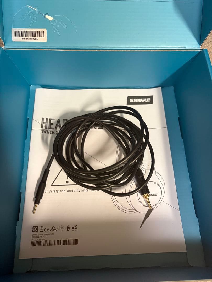 SHR440A SHURE ヘッドホン