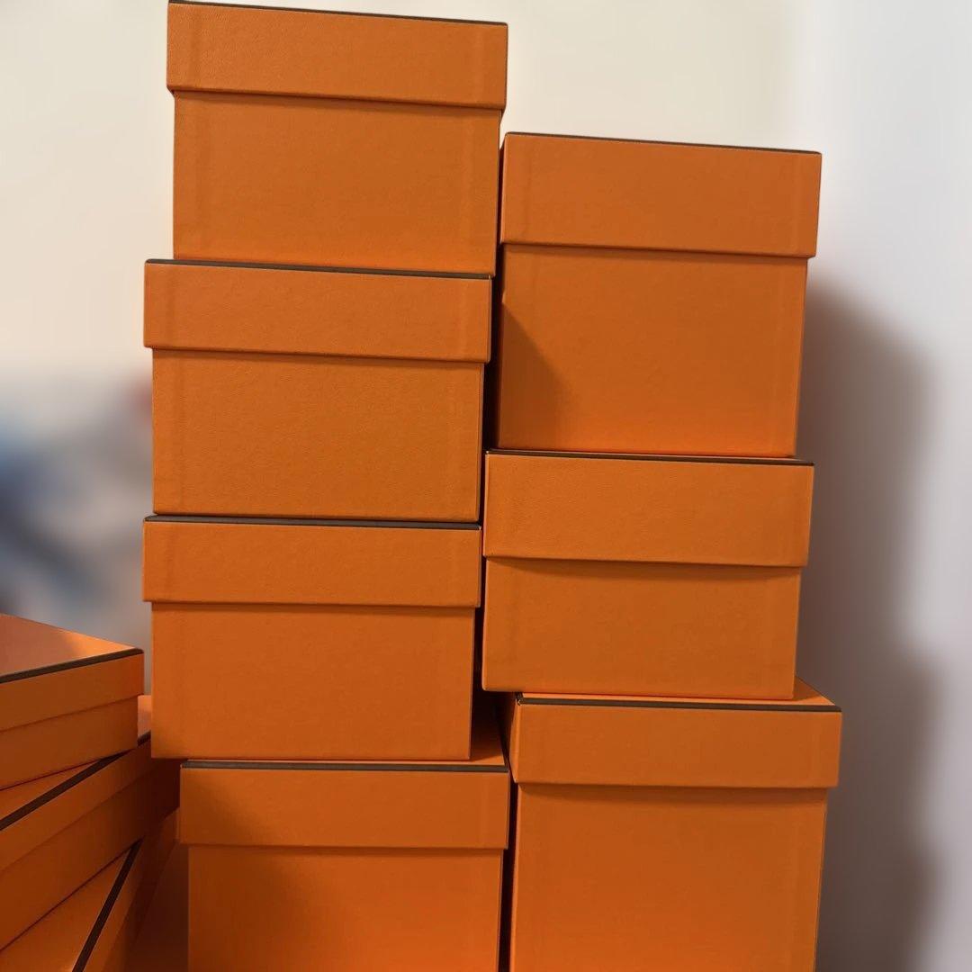 HERMES オレンジボックス　空箱　ショップ袋　おまとめ35点　ピコタンPM