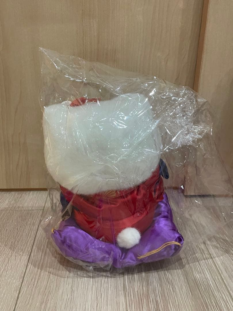 サンリオ　キティ　はろうきてぃ　レトロ　ぬいぐるみ　福まねき　着物　座布団　希少