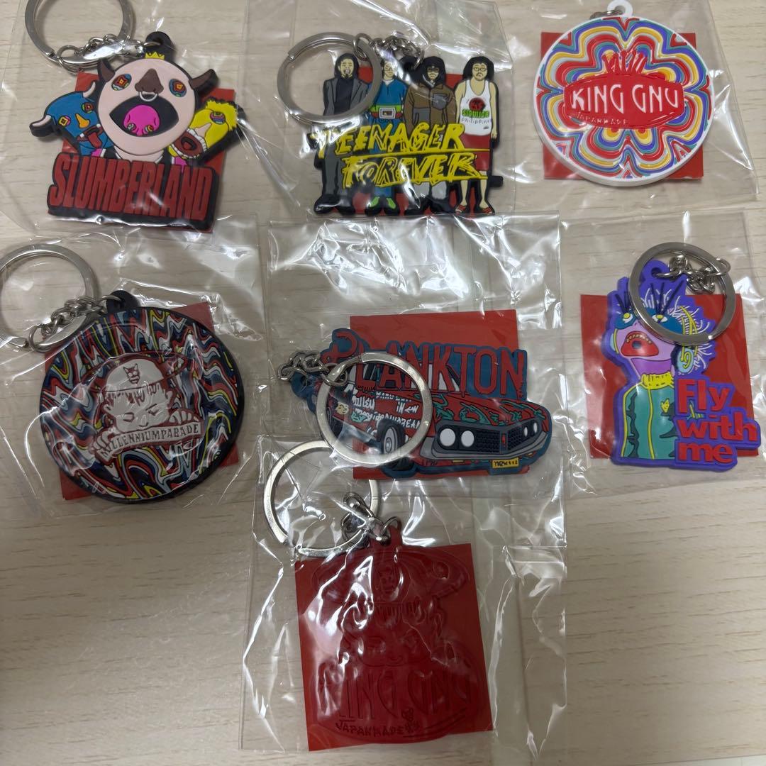 King Gnu　ヌーミレパーク(仮)　ガチャキーホルダー まとめ