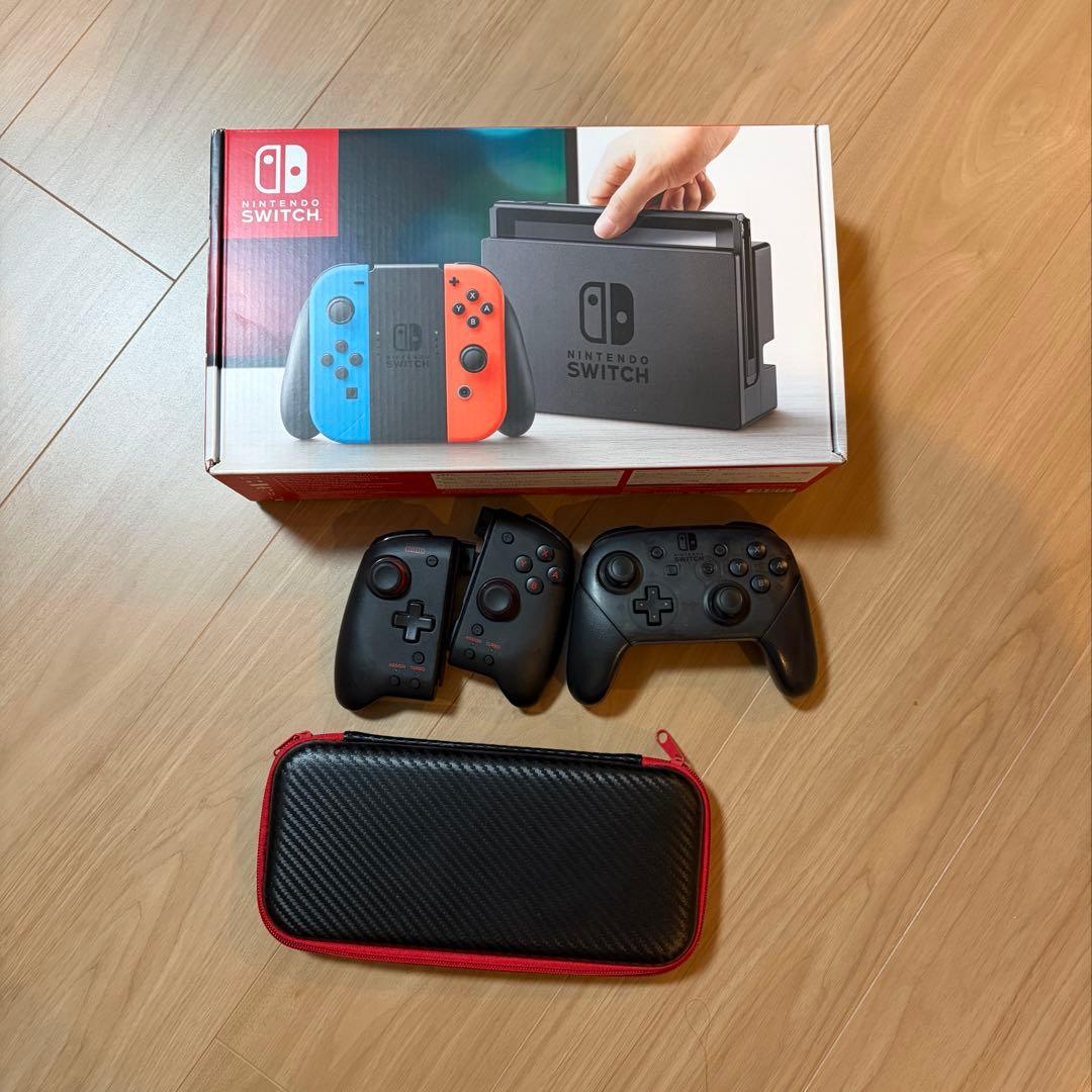 ネ*イ様 Nintendo Switch ネオンレッド・ネオンブルー