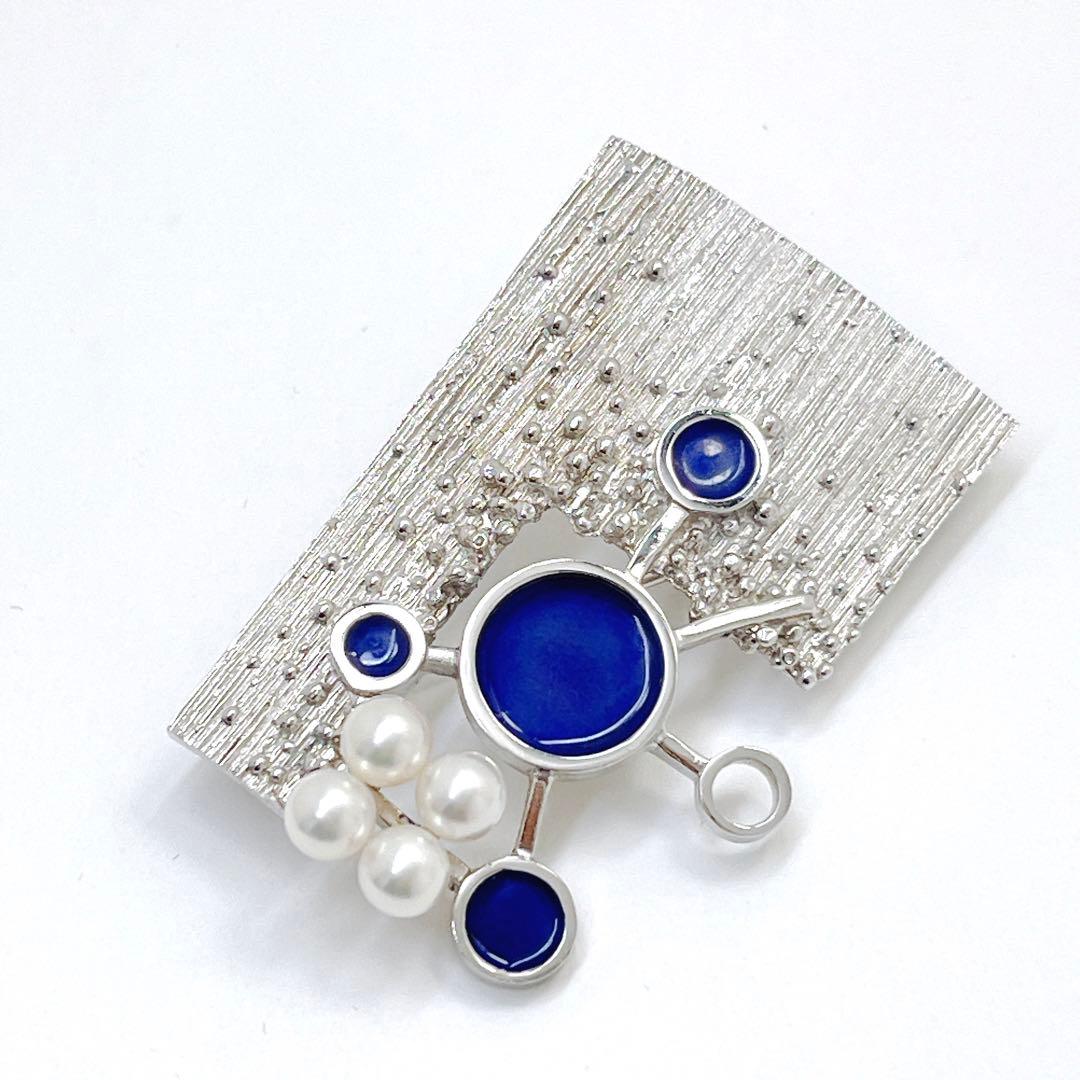 極美品✨田崎真珠TASAKI タサキ パール　ピンブローチ コサージュ　SV