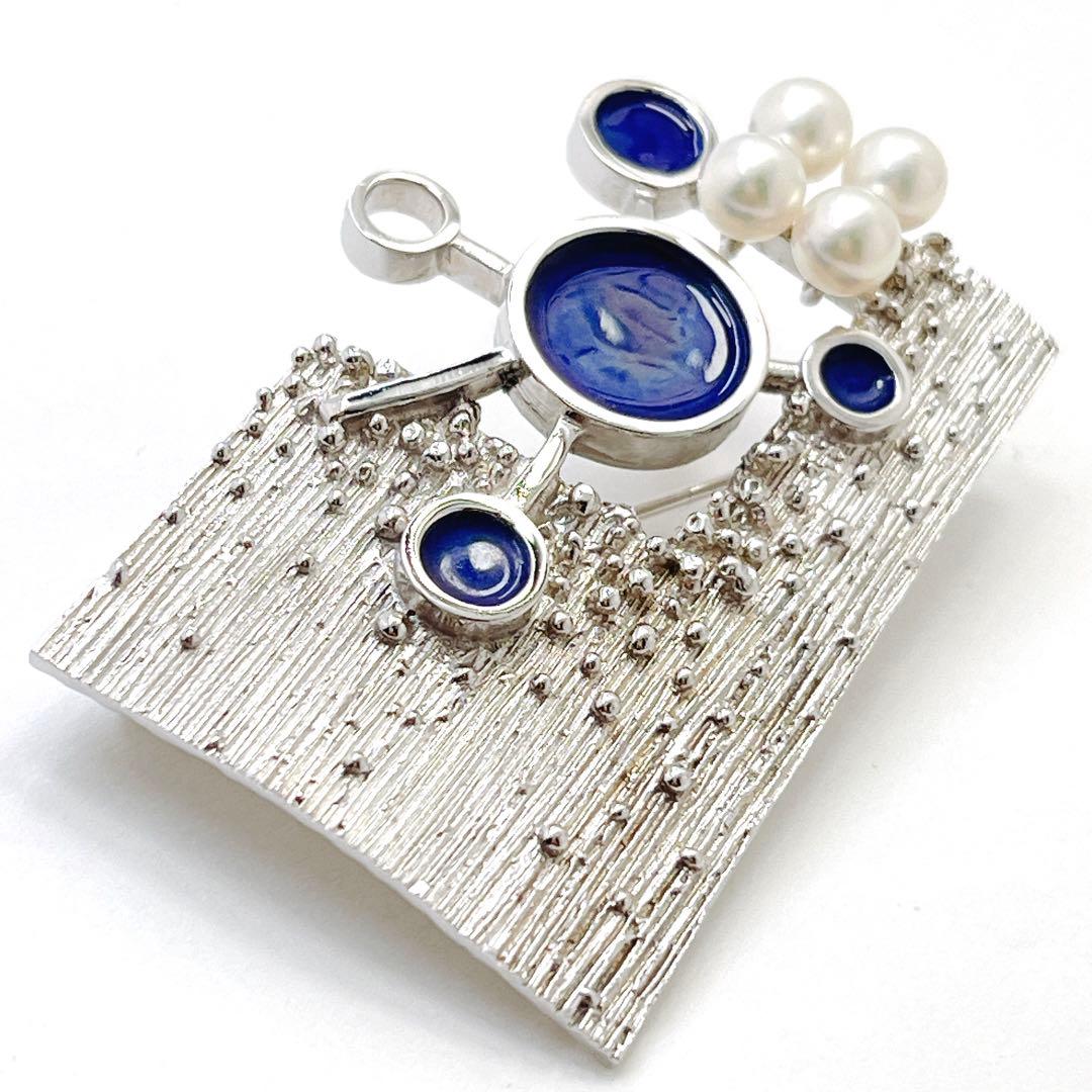 極美品✨田崎真珠TASAKI タサキ パール　ピンブローチ コサージュ　SV