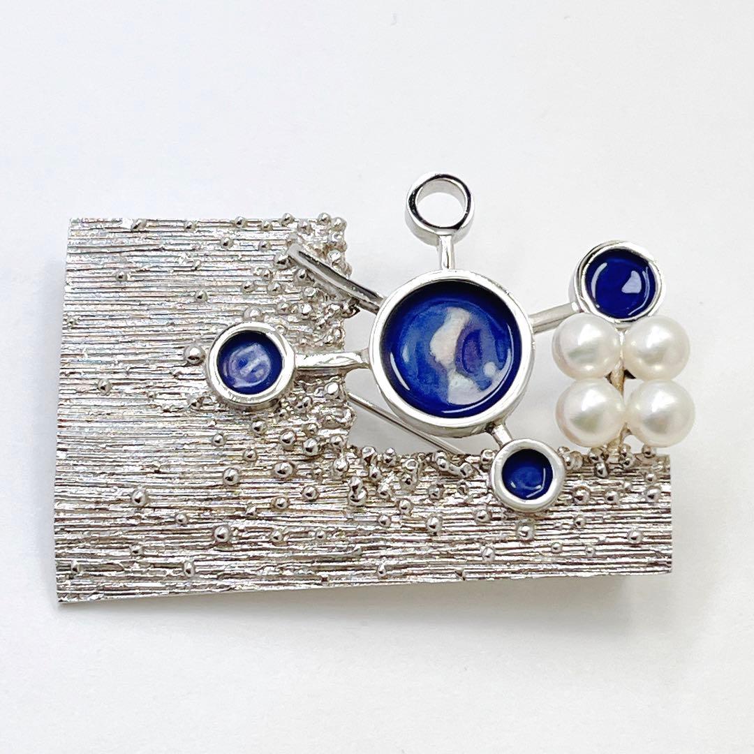 極美品✨田崎真珠TASAKI タサキ パール　ピンブローチ コサージュ　SV