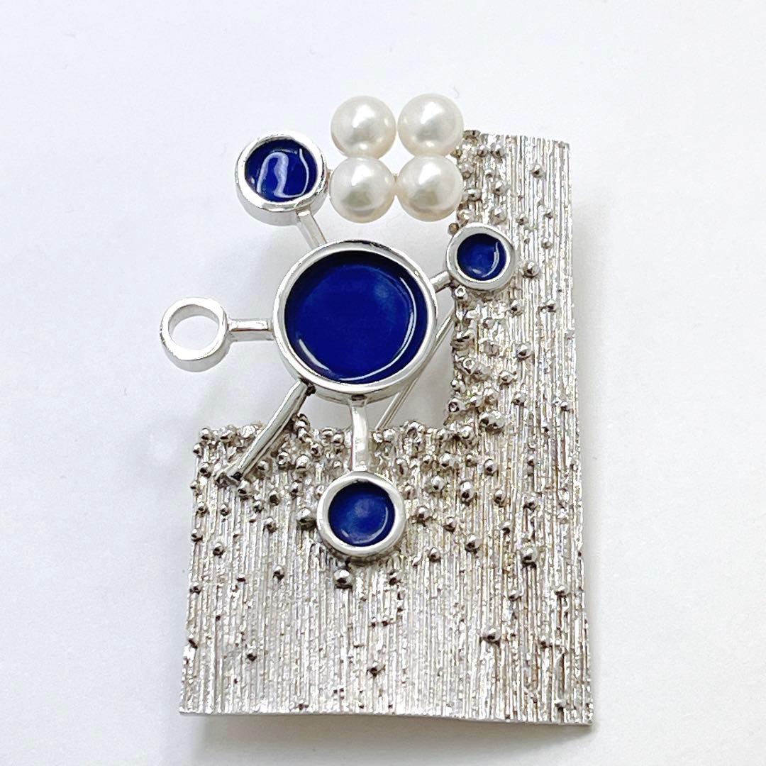 極美品✨田崎真珠TASAKI タサキ パール　ピンブローチ コサージュ　SV