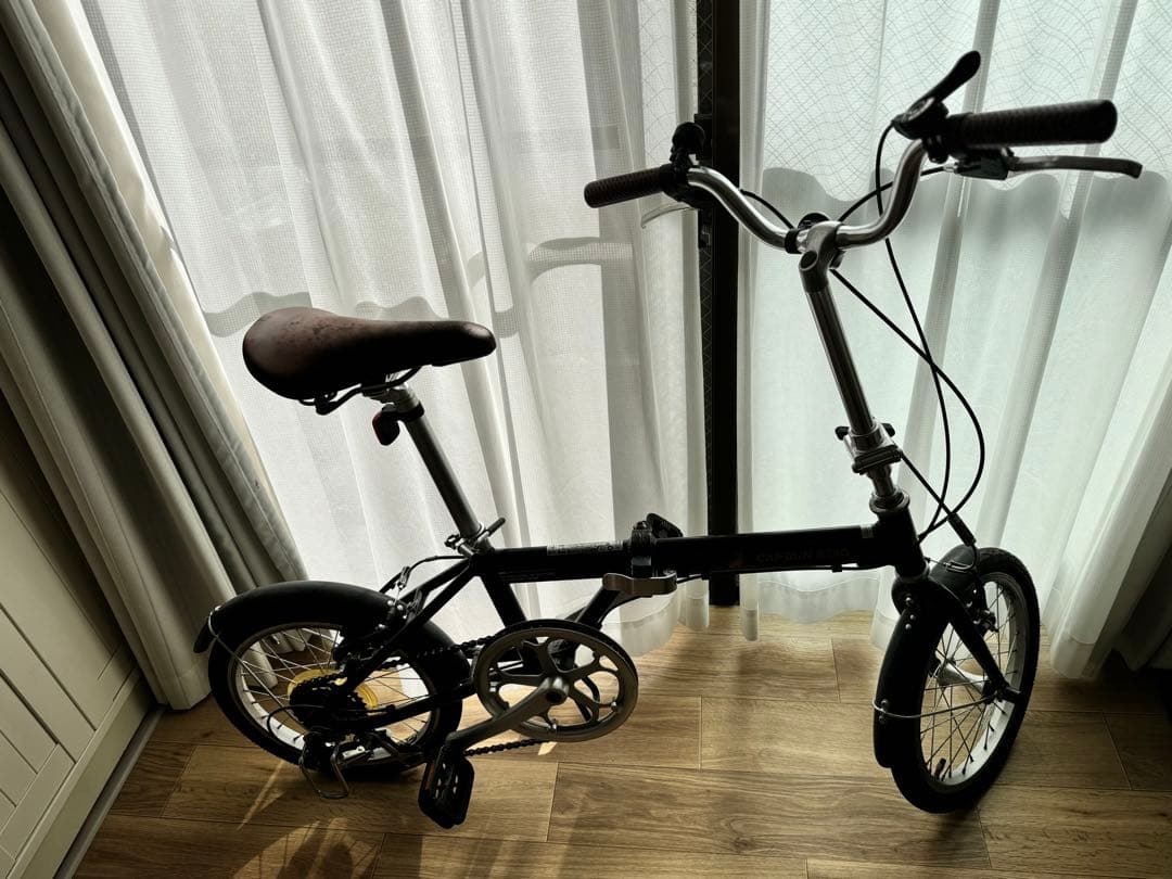 キャプテンスタッグ 軽量アルミフレーム16インチ折りたたみ自転車