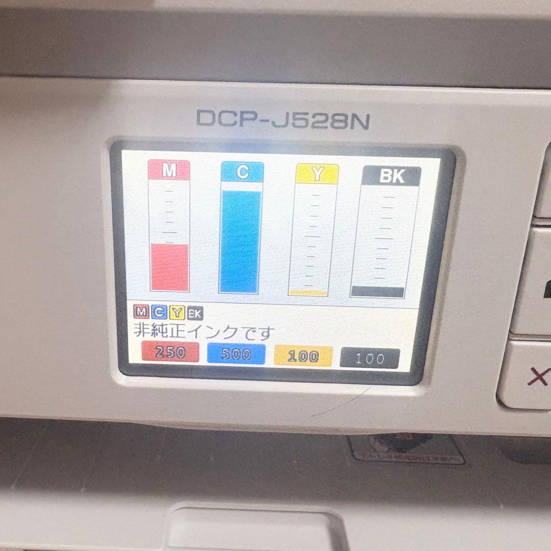 ブラザー工業株式会社 インクジェットプリンターDCP-J528N 印刷枚数482