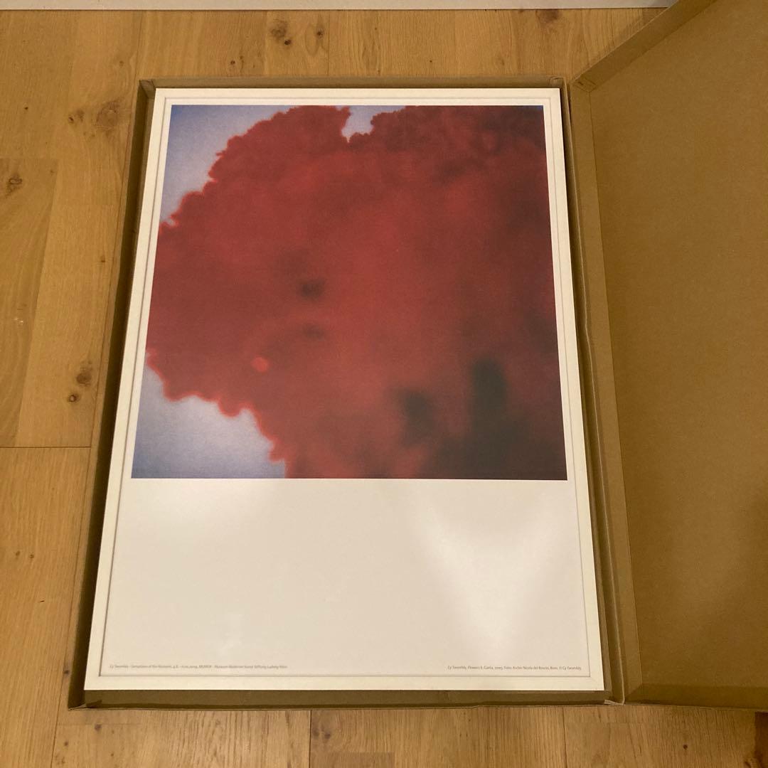 Cy Twombly Flowers Ⅱ ポスター (額装済)