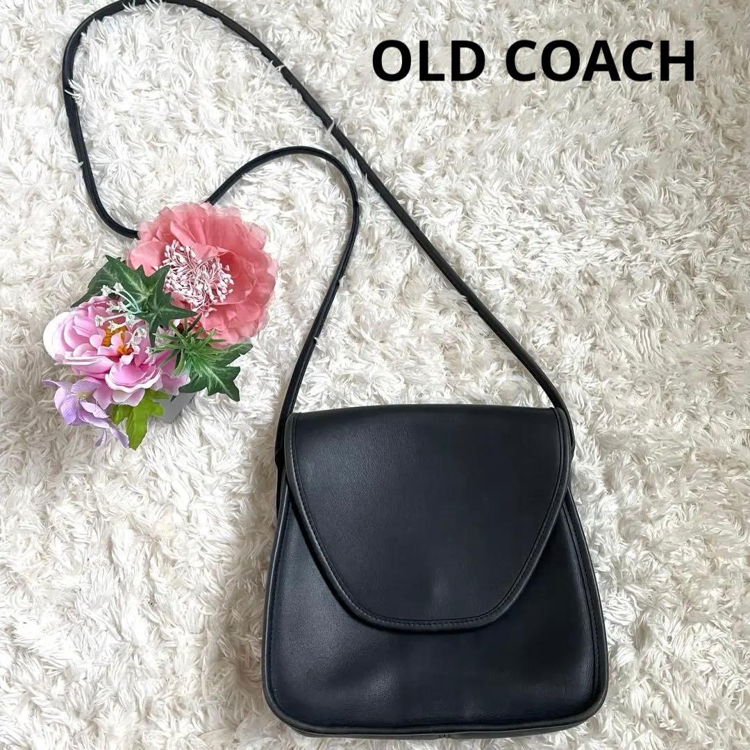 希少モデル オールドコーチ ショルダーバッグ ネイビーOLD COACH