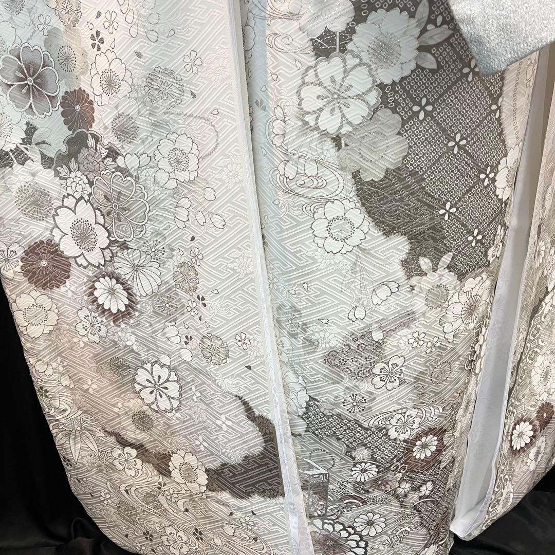 ◾️振袖フルセット■オーダー仕立て付き■新作■白地正絹■振袖一式■成人式振り袖