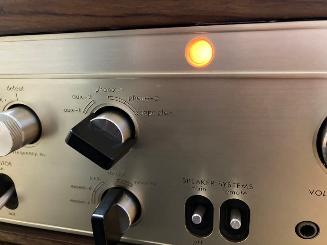 ★動作品!　LUXMAN プリメインアンプ SQ-507