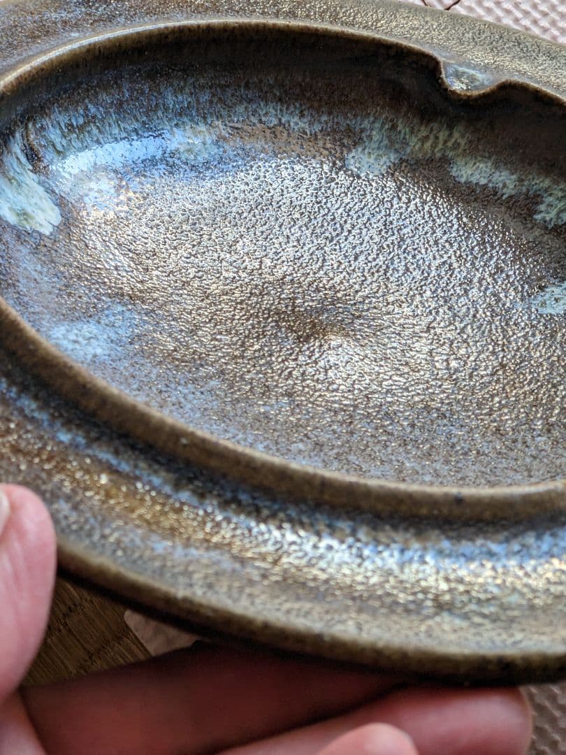 ♦民藝 益子焼 用の美 絶品！灰皿 水盤 花器 コレクション 骨董品アンティーク