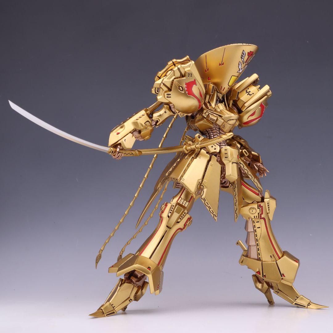 【ファイブスター物語】IMS 1/144 ナイトオブゴールド 全塗装済 完成品