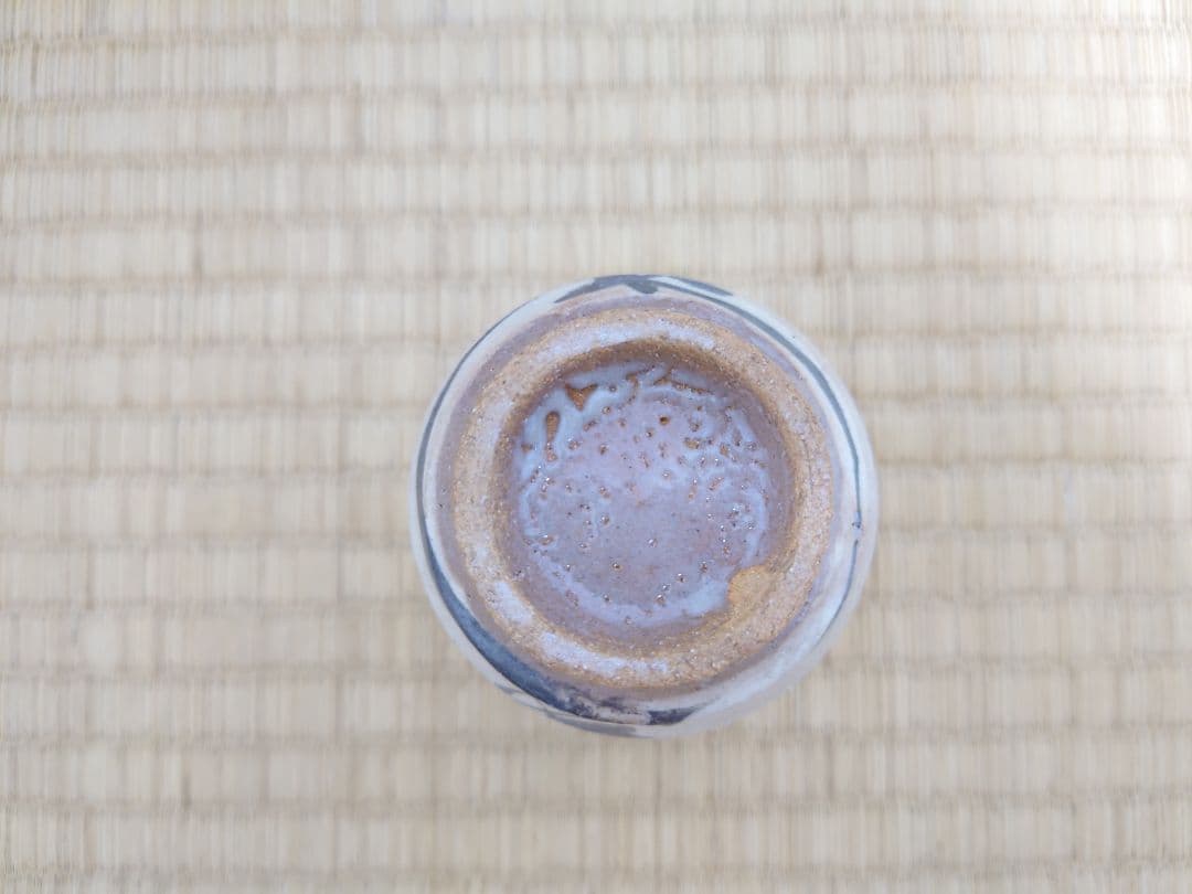 人間国宝 田村耕一 花文 湯呑 ゆのみ 共箱