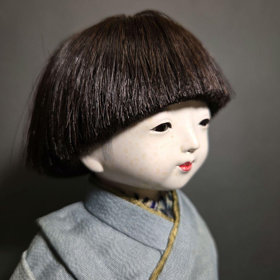 小さめな市松人形 　工房朋　春幸作　二人一緒に