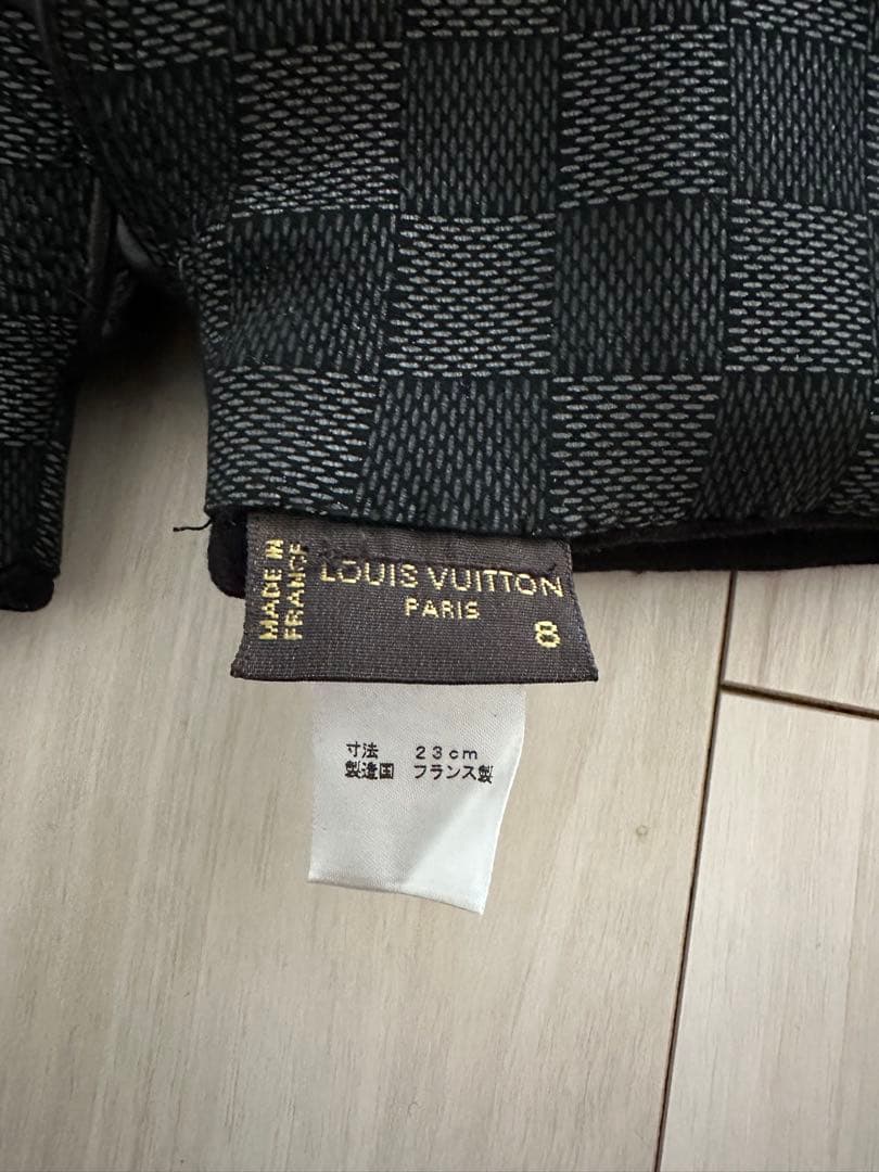 LOUIS VUITTON ルイ・ヴィトン ダミエ レザー グローブ　革手袋