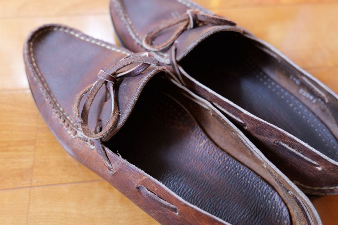 ⑮*川様 希少Beams plus ランコート レザー モカシンシューズ 草野氏